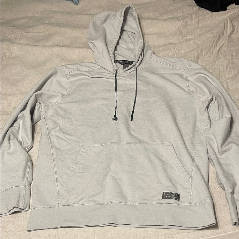 Men's Gray Eddie Bauer Hoodie
